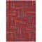 Homeroots 8' X 10' Red And Brown Geometric Washable Indoor Outdoor Area Rug 598301 - alternate 9