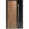 Vdomdoors Pivot Aluminum Door Axis 1163 Venezia Noce Entry Door W64xH84 Left Inswing AXIS1163PEXD-VEN-W64xH84-LH-I - alternate 1