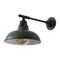 Jonathan Y Wallace 12.3 in. 1-Light Farmhouse Industrial Iron LED Victorian Arm Outdoor Sconce, Matte Green/Blac JYL7615L - alternate 9