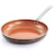 Gibson Home Copper Pan Cooking Excellence 12 Inch Aluminum Nonstick Frying Pan in Copper 108438.01 - alternate 7