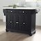 Crosley Alexandria Stone Top Full Size Kitchen Island/Cart KF30005ABK - alternate 10