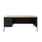 Hirsh Left-Hand Single Pedestal File Office Desk W/ Center Drawer, 30 in D X 29.5 in H, 66 in W X 25049 - alternate 4