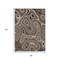 Homeroots 8' X 10' Beige And Charcoal Geometric Washable Indoor Outdoor Area Rug 631368 - alternate 9