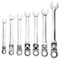 Performance Tool 7 pc. Met Flex Head Ratcheting Wrenches, 180 Degree Pivot, 72 Tooth W30637 - alternate 1