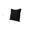 Homeroots Set of Two 20" Black Cotton Throw Pillows with Fringe, 2PK 588373 - alternate 6