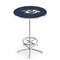 Holland Bar Stool Co 42" Chrome Nashville Predators Pub Table, 36" dia. Top L216C4236NshPre - alternate 1