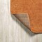 Jonathan Y Haze Solid Low-Pile Orange 6 ft Round Area Rug SEU100M-6R - alternate 8