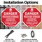 Signmission Danger Pesticide Storage Authorized, 6 inch X 6 inch, Plastic Sign, 2PK OC-P-2PACK-6-45 - alternate 7