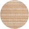 Homeroots 8' Terra Cotta And Beige Round Southwestern Washable Indoor Outdoor Area Rug 587568 - alternate 8