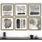 Homeroots Set of Six City Loft Gold Framed Print Wall Art, 6PK 416318 - alternate 4