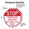 Signmission Stop Permission Required Beyond Thi, 6 inch X 6 inch, Vinyl Decal, 2PK OC-D-2PACK-6-293 - alternate 4
