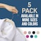 Lifemaster Velvet Hangers, Swivel Hook, Non-Slip, Heavy Duty, Holds 10 lbs, Ivory, 5PK LMVELIVO5 - alternate 8