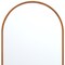 Homeroots Set of Two Walnut Arch Wood Framed Bathroom Vanity Mirror 565028 - alternate 9