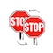 Stop-Lite 12 in Stop/Stop Paddle PA-11112 - alternate 2
