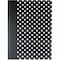 Universal Hardcover Notebook, Black w/White Dots UNV66350 - alternate 2