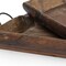 Homeroots Set of Two Brown Rectangular Wood Indoor Outdoor Serving Tray With Handles 376040 - alternate 8