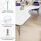 Flash Furniture Wren 96 in x 48 in Kidney Adjustable Height Activity Table, Thermal Laminate Top, Standard Legs, White XU-A4896-KIDNY-WHT-T-A-GG - alternate 10