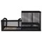 Deli Desk Organizer, Steel, Black, 3 Compartments E9175 - alternate 4