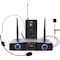 Pyle Compact UHF Wireless Microphone System, Portable 1 Channel, Desktop Digital Mic, Belt-Pack PDWM1988B - alternate 1