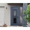 Vdomdoors Steel Door Ballucio 6044 Gray Graphite Side Exterior Window Stainless Inserts Single Modern Painted BALLUCIO6044EXD-GRE-W36+16xH80-LH-I - alternate 5