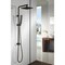 Kingston Brass Wall Mount Rain Drop Shower System with Hand Shower, Matte Black KSG2620D - alternate 4