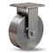 Hamilton Plte Caster, Rgd, SS, 6 in., 1200 lb. R-WHS-6SB - alternate 1