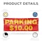 Signmission Parking $10 Dollars, 36 Inch x 96 Inch, Vinyl Banner B-96-30775 - alternate 5
