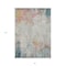 Homeroots 3' X 5' Teal Blue Abstract Washable Indoor Outdoor Area Rug 607728 - alternate 9