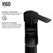 Vigo Niko Single Handle Single-Hole Bathroom Vessel Faucet in Matte Black VG03024MB - alternate 7