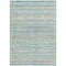 Homeroots 8' X 10' Teal Blue Striped Washable Indoor Outdoor Area Rug 607983 - alternate 9