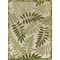 Homeroots 10' X 14' Ivory And Green Palm Leaf Indoor Outdoor Area Rug 548102 - alternate 1