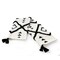 Homeroots 60" X 50" Black and White Woven Cotton Geometric Throw Blanket with Tassels 516491 - alternate 9