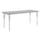 Flash Furniture Wren 72 in x 30 in Adjustable Height Activity Table, Thermal Laminate Top, Standard Legs, Light Gray XU-A3072-REC-LTGRY-T-A-GG - alternate 1