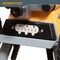 Powertec Portable Miter Saw Stand w/ 330lb Load Capacity, 8in Wheels & 3-Prong Tripple Outlets, Folding Design MT4000BN - alternate 10