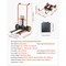 Vevor Material Lift Winch Stacker 450 lbs Pallet Truck Dolly 35.8-inch Lift scddc900 - alternate 9
