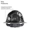 Klein Tools Hard Hat, REFLEKTOR Black Chrome, Vented Full Brim, Class C, Headlamp 60996 - alternate 9