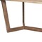 Homeroots 92" Natural And Brown Solid Wood Trestle Base Dining Table 380479 - alternate 8