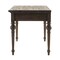 Homeroots 47" Brown Solid Wood Writing Desk With Two Drawers 397671 - alternate 9