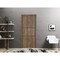 Sartodoors Slab Barn Door Panel, Planum 0014 Walnut and Aluminum Strips, Sturdy Finished Flush Modern Doors, P PLANUM0014S-WLN-18 - alternate 5