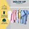 Lifemaster Ivory Velvet Kids Hangers 100 Pack, 10.83" Non-Slip, Slim ABS, Swivel Hook & Notches LMVVBH100IV - alternate 8
