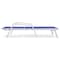 Leisuremod Marlin Patio Chaise Lounge Chair with Armrests in White Aluminum Frame, Navy Blue, 2PK MLAW-77NBU2 - alternate 10