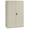 Sandusky Lee Combo Wardrobe Storage Cabinet, 72 in H, 46 in W, 24 in D, Recessed Pull, Keyed, Putty, 4 Shelves EACR462472-07 - alternate 4