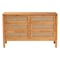 Baxton Studio Jenn Golden Brown Wood Japandi 6-Drawer Dresser with Distressed-Finished Rattan 253-13948-ZORO - alternate 10