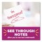 Post-It Transparent Notes, 2.88" x 2.88", Assorted Pastel Colors, 36 Sheets/Pad, 5PK 600-5PASTEL - alternate 9