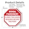 Signmission Whoa Pardner! Closed Toes Shoes Req, 6 inch X 6 inch, Plastic Sign, 2PK OC-P-2PACK-6-40 - alternate 7