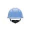 Msa Safety V-Gard Slotted Cap, HDPE, Fas-Trac III Suspension, Type I, Class E, Robin's Egg Blue (standard size) 495853 - alternate 5