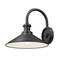 Z-Lite RLM 1-Light Outdoor Wall Light, 12 in W x 11.25 H, Sand Black 5021M-BK - alternate 8