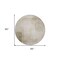 Homeroots 8' Khaki Round Geometric Washable Indoor Outdoor Area Rug 608096 - alternate 9