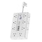 Overtime 22-in-1 Multi-Port Power Strip with 16 AC Outlets, 3 USB-A & 3 USB-C Ports, White OS70 - alternate 1