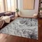 Homeroots 10' X 14' Black And Ivory Abstract Washable Indoor Outdoor Area Rug 614280 - alternate 8